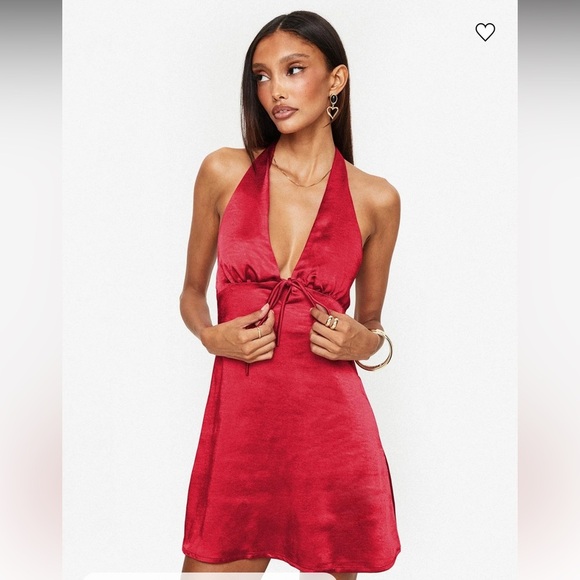 Lanier Mini Dress Red Princess Polly - Picture 3 of 3